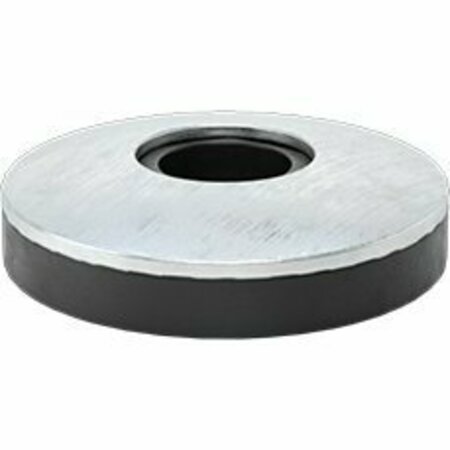 BSC PREFERRED Aluminum with Neoprene Rubber Sealing Washer for Number 10 Screw Size 0.2 ID 0.5 OD, 50PK 94240A110